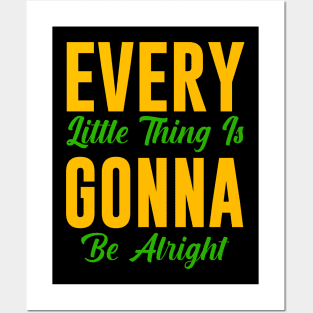 Everything is Gonna to be alright, Jamaica Rasta Posters and Art